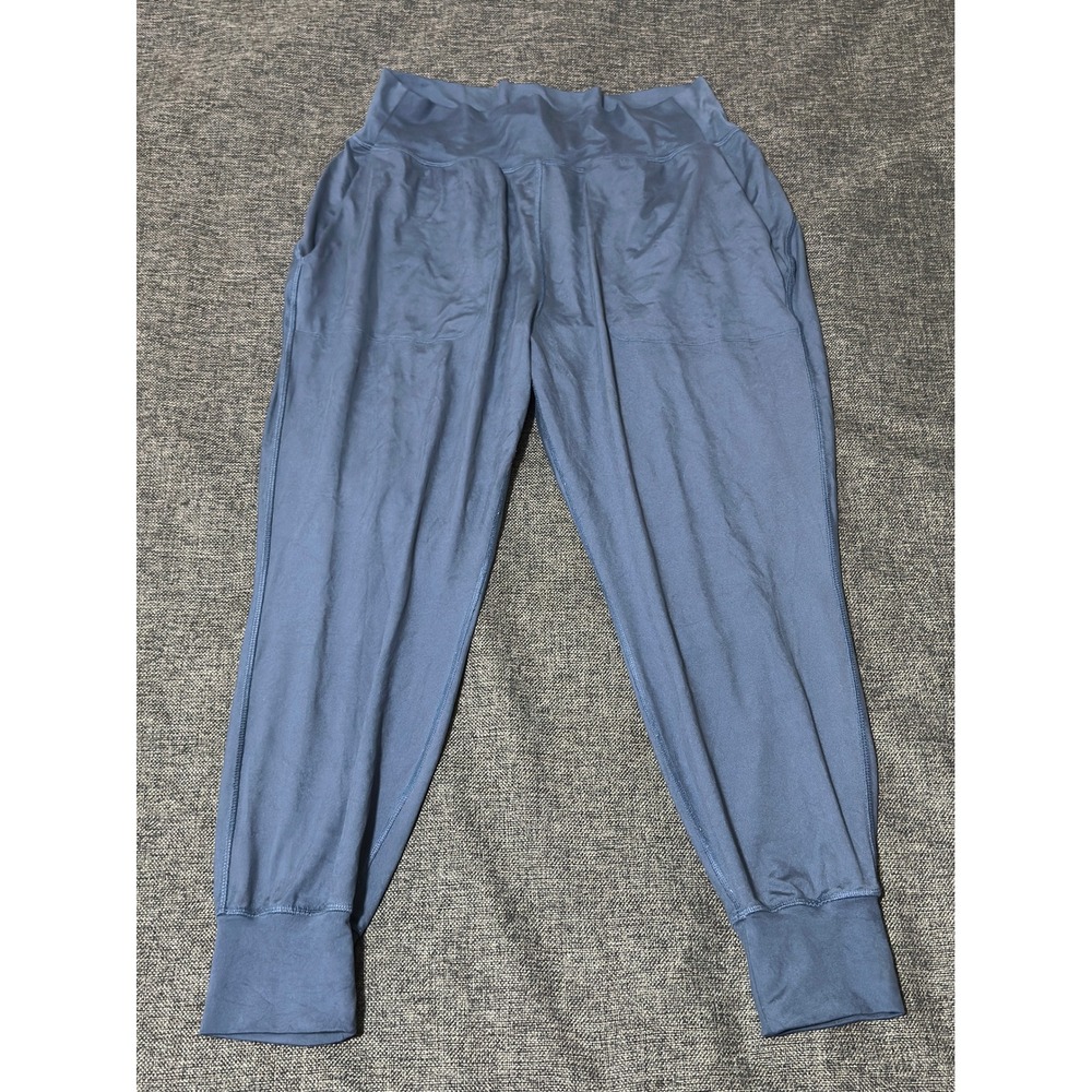 All in Motion Womens XL Jogger Pants Blue Recycled Spandex Activewear